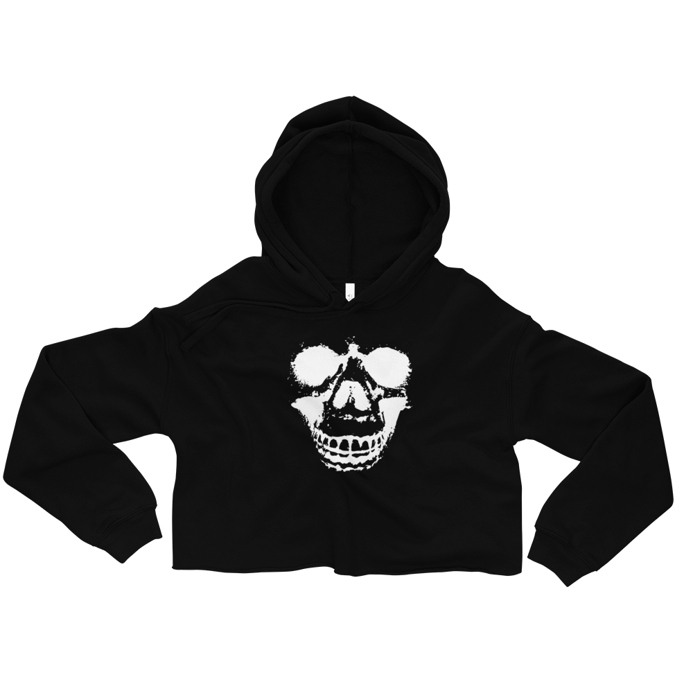 Triplex-R Skull Crop Hoodie