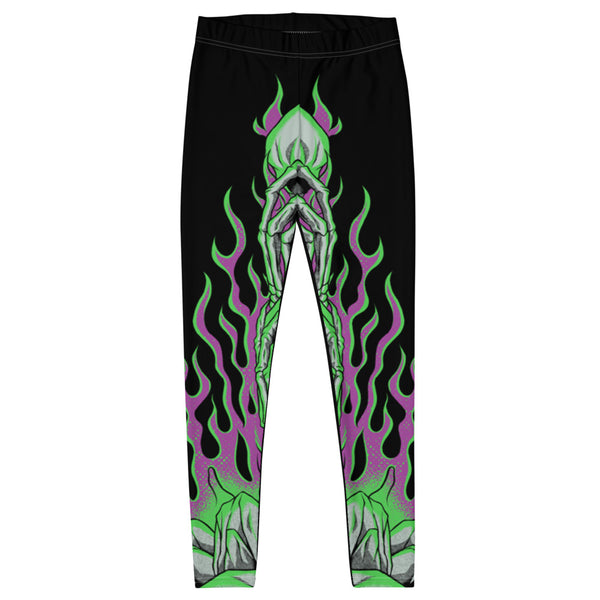 Purple Flame Leggings