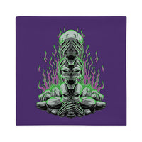 3 Wise Skulls Premium Pillow Case