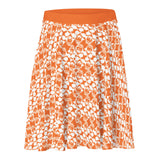 Peach Skull Skater Skirt