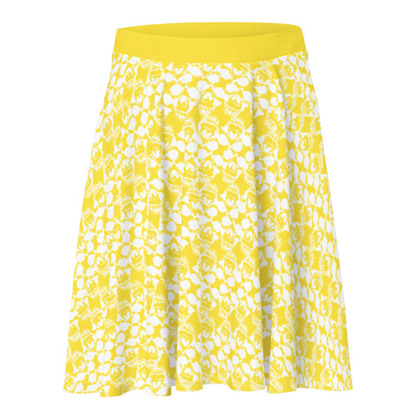 Daisy Skull Skater Skirt