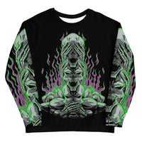 3 Wise Skulls Sweatshirt