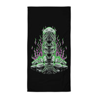 3 Wise Skulls Towel