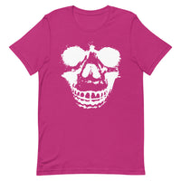 Women's White Skull Face T-Shirt