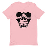 Women's Black Skull Face T-Shirt